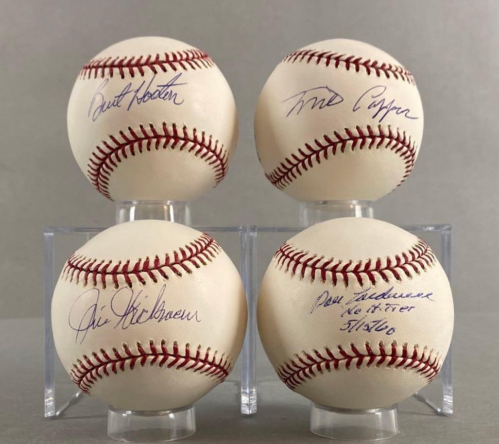 4 - 1960 - 70s Chicago Cubs Signed Baseballs with Inscription and COA (1 of 4)