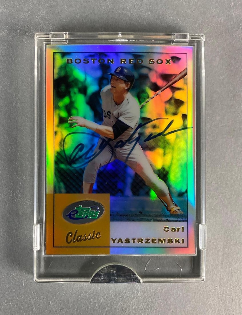 2002 eTopps Carl Yastrzemski Autograph Card (1 of 3)