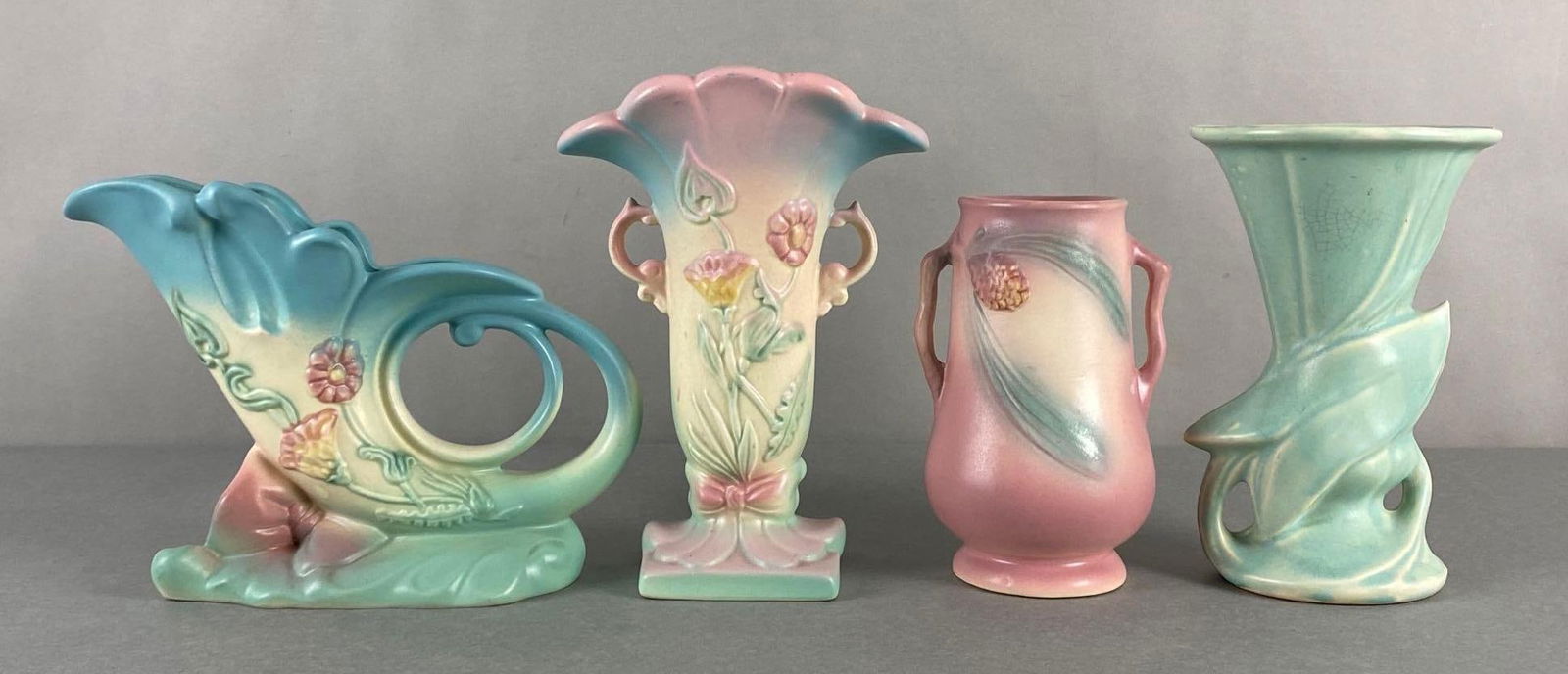 Group of 4 Hull Pottery Vases and More (1 of 6)