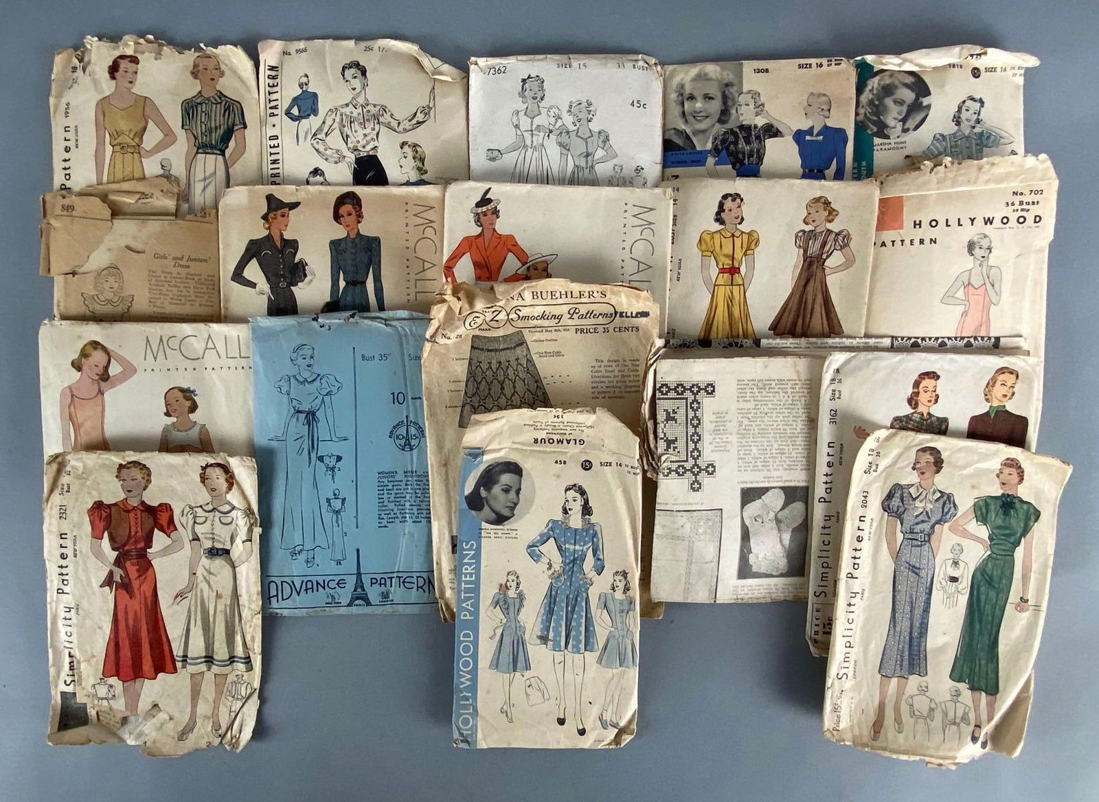 Group of 15+ Vintage Womens Clothing Sewing Patterns and More (1 of 3)