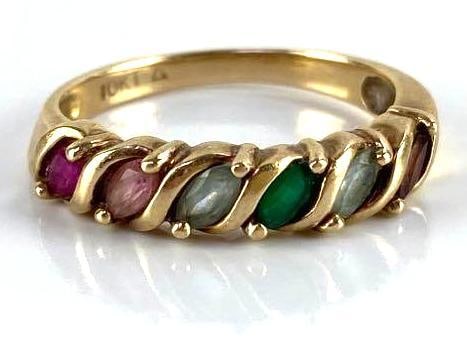 10K Gold Gemstone Ring (1 of 5)