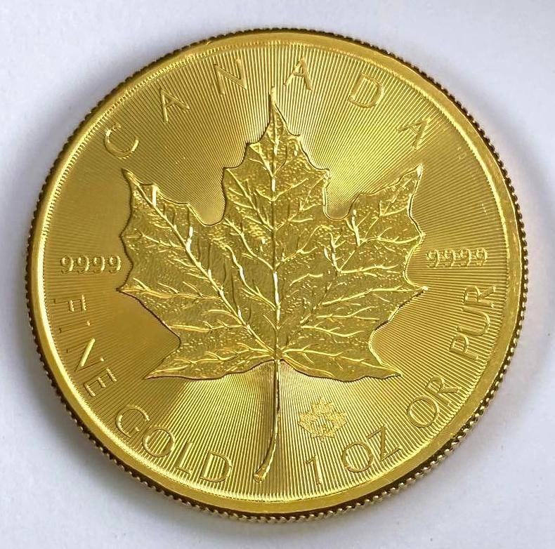 2016 Canada Maple Leaf 1oz. 9999 Fine Gold Auction