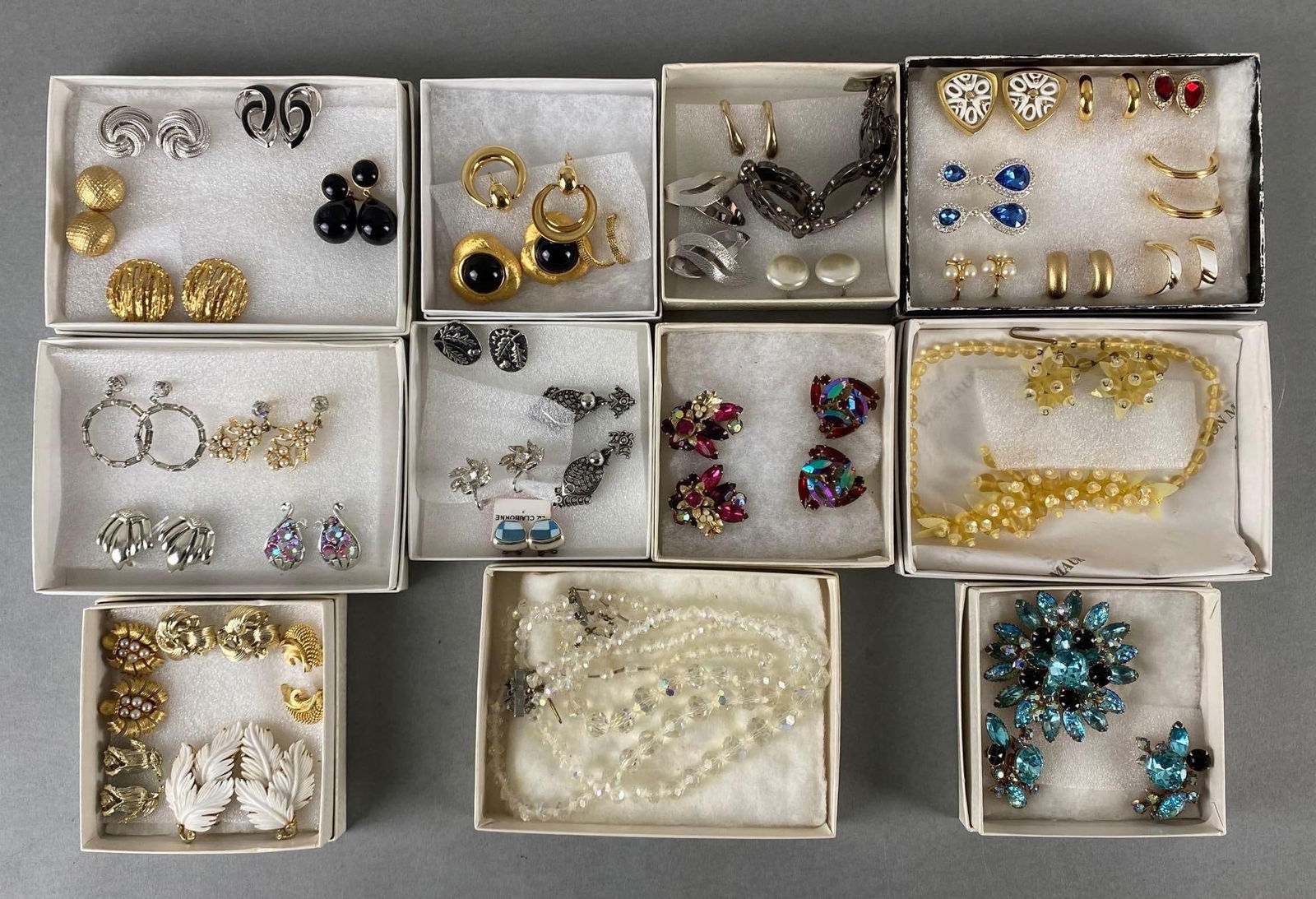 Group of 30+ Pairs of Costume Jewelry Earrings and More (1 of 3)