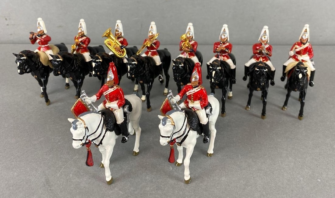 Group of 10 W. Britain Toy Soldiers (1 of 3)