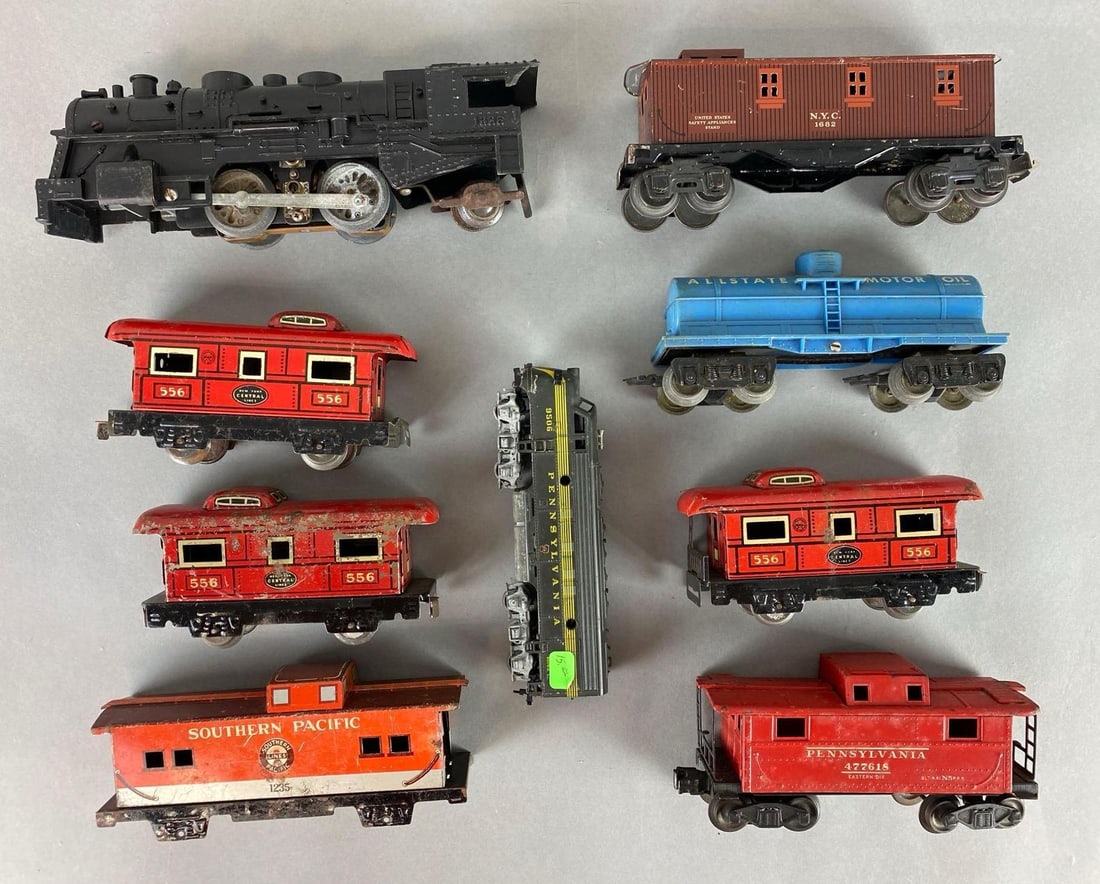 Group of 9 Assorted Train Cars and More (1 of 3)
