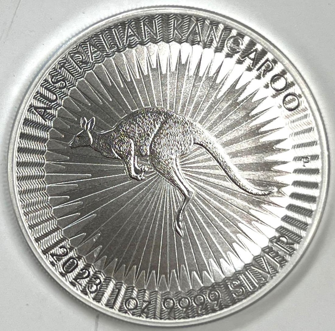 2023 Kangaroo Australian Mint 1 oz .999 Fine Silver Round (1 of 2)