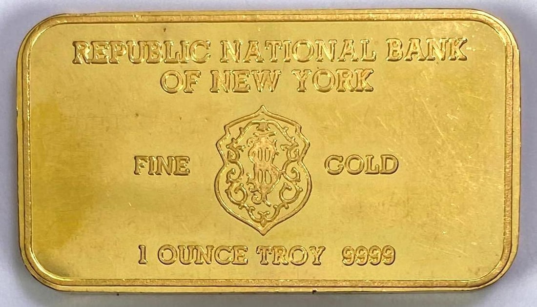 RARE Johnson Matthey 1oz. 9999 Fine Gold Ingot / Bar (1 of 2)