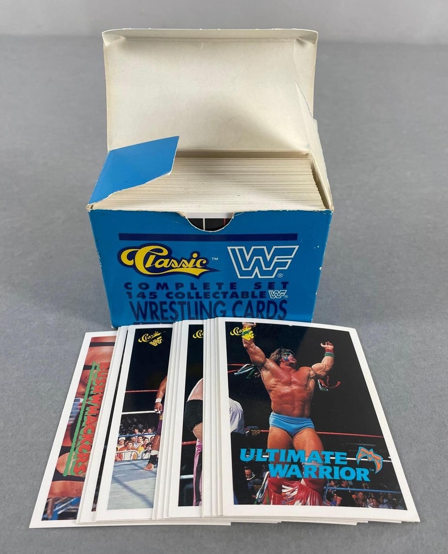 1990 Classic Wwf Series 1 Wrestling Cards Complete Set Auction