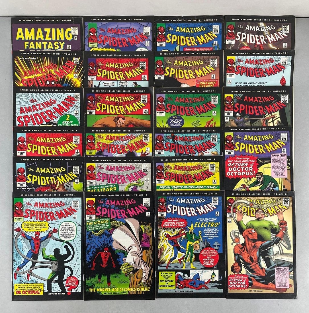 Group of 20+ Spider-Man Collectible Series Reissued Comic Books (1 of 5)