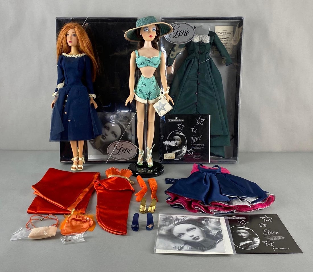 Group of Ashton-Drake Galleries Gene Collection Dolls and Accessories (1 of 4)