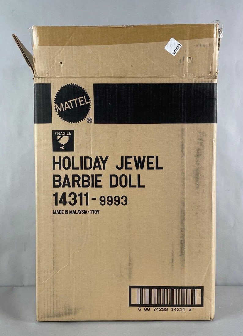Mattel Holiday Jewel Barbie Fashion Doll: Sealed in original shipping box