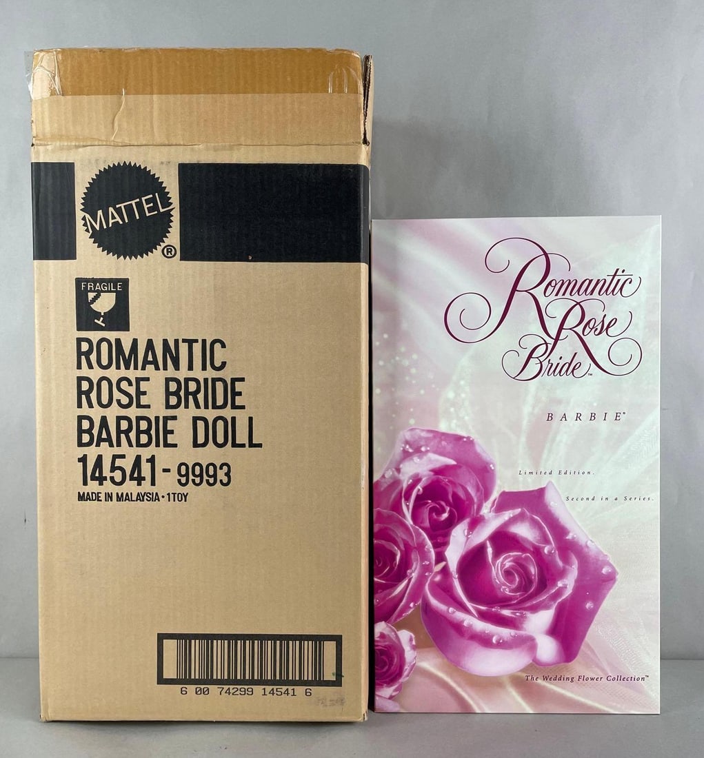 Limited Edition Mattel Romantic Rose Bride Barbie Fashion Doll (1 of 3)