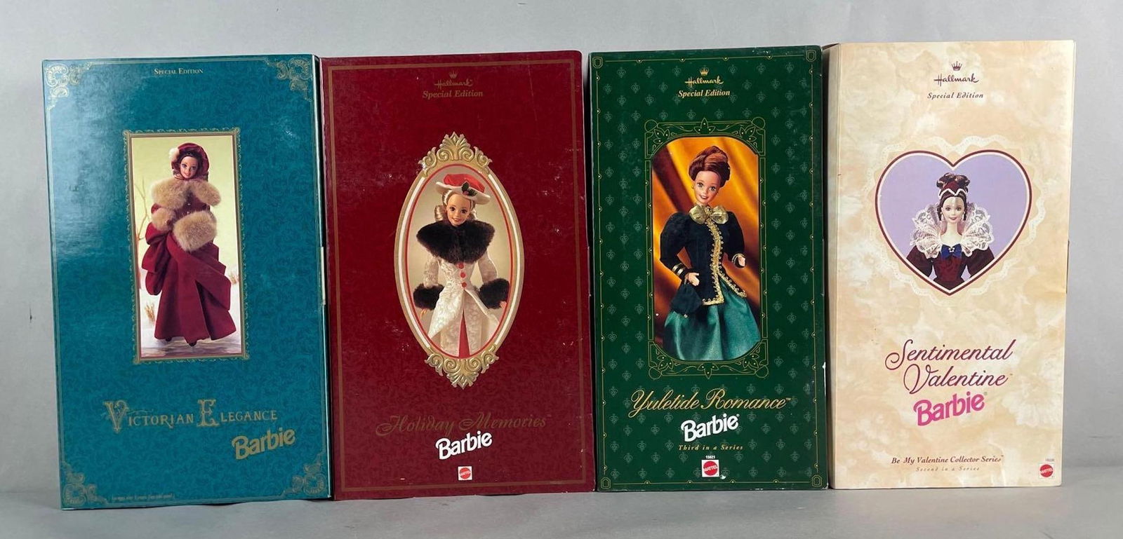 Group of 4 Mattel Hallmark Special Edition Barbie Fashion Dolls (1 of 3)
