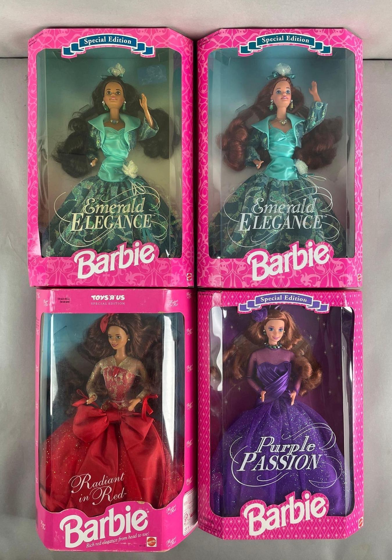 Group of 4 Special Edition Mattel Barbie Fashion Dolls (1 of 4)