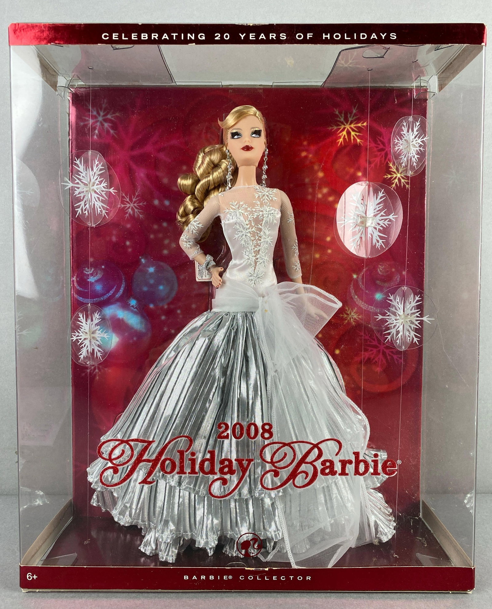 Mattel Holiday Barbie 20th Anniversary Fashion Doll: New in original box, doll measures 11 1/2 inches tall