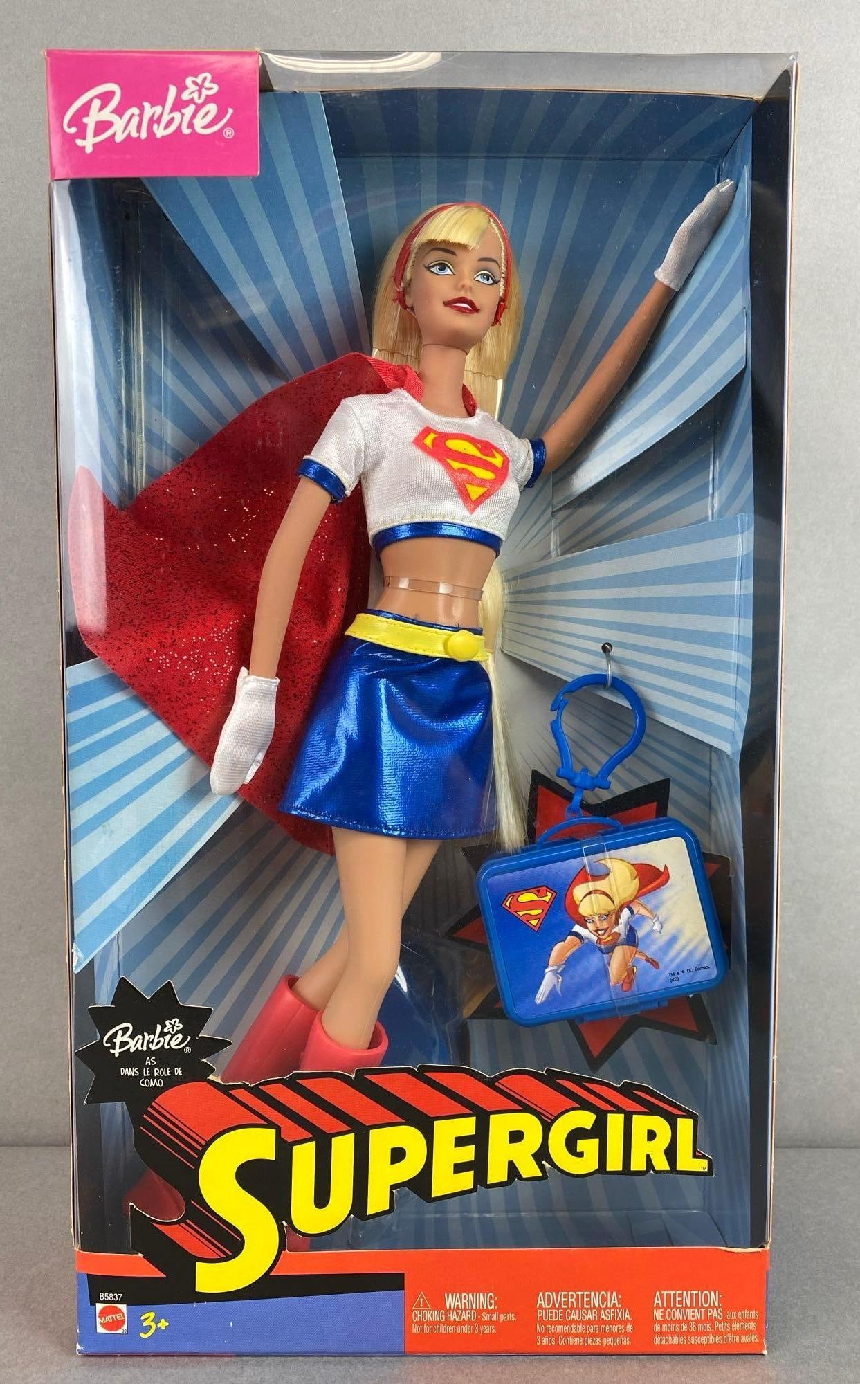 Mattel Barbie Supergirl Fashion Doll: New in original box, doll measures 11 1/2 inches tall