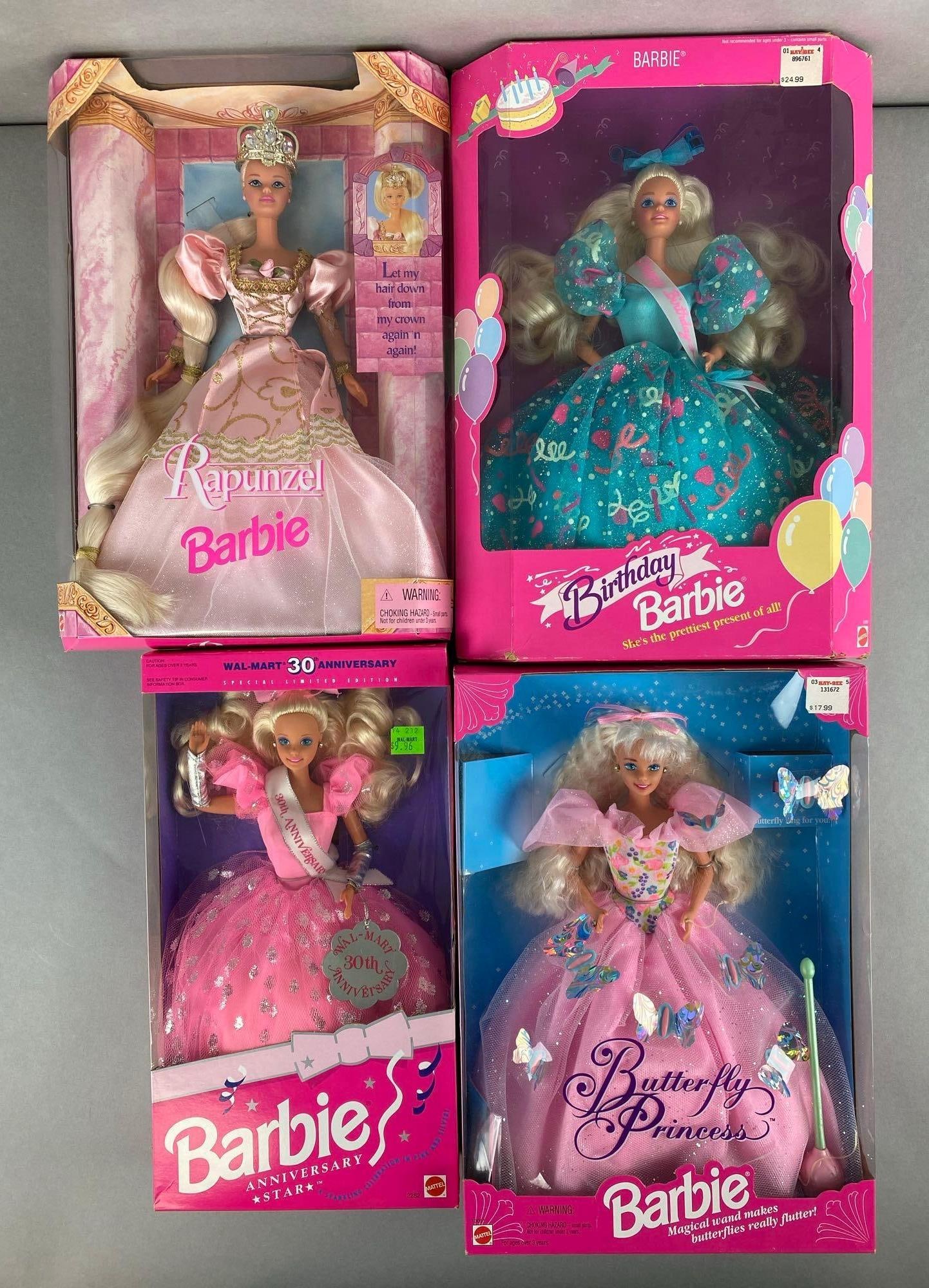Group of 4 Mattel Barbie Fashion Dolls (1 of 2)
