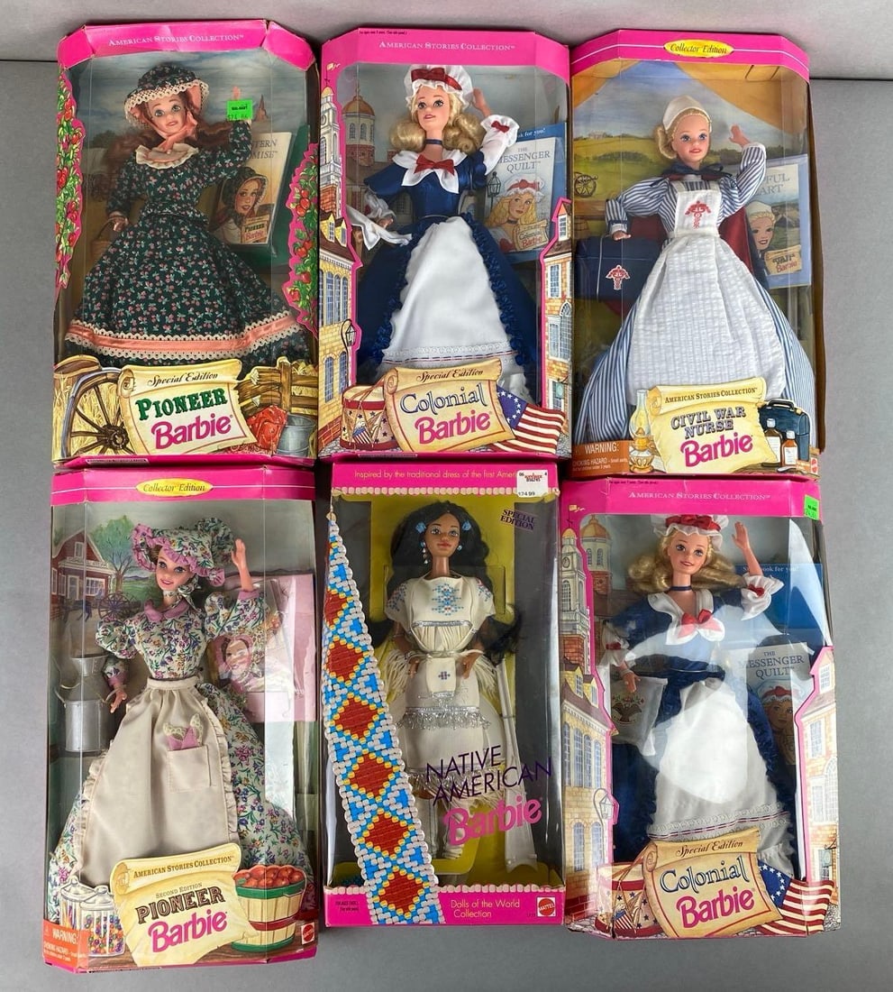 Group of 6 Mattel Barbie Fashion Dolls (1 of 2)
