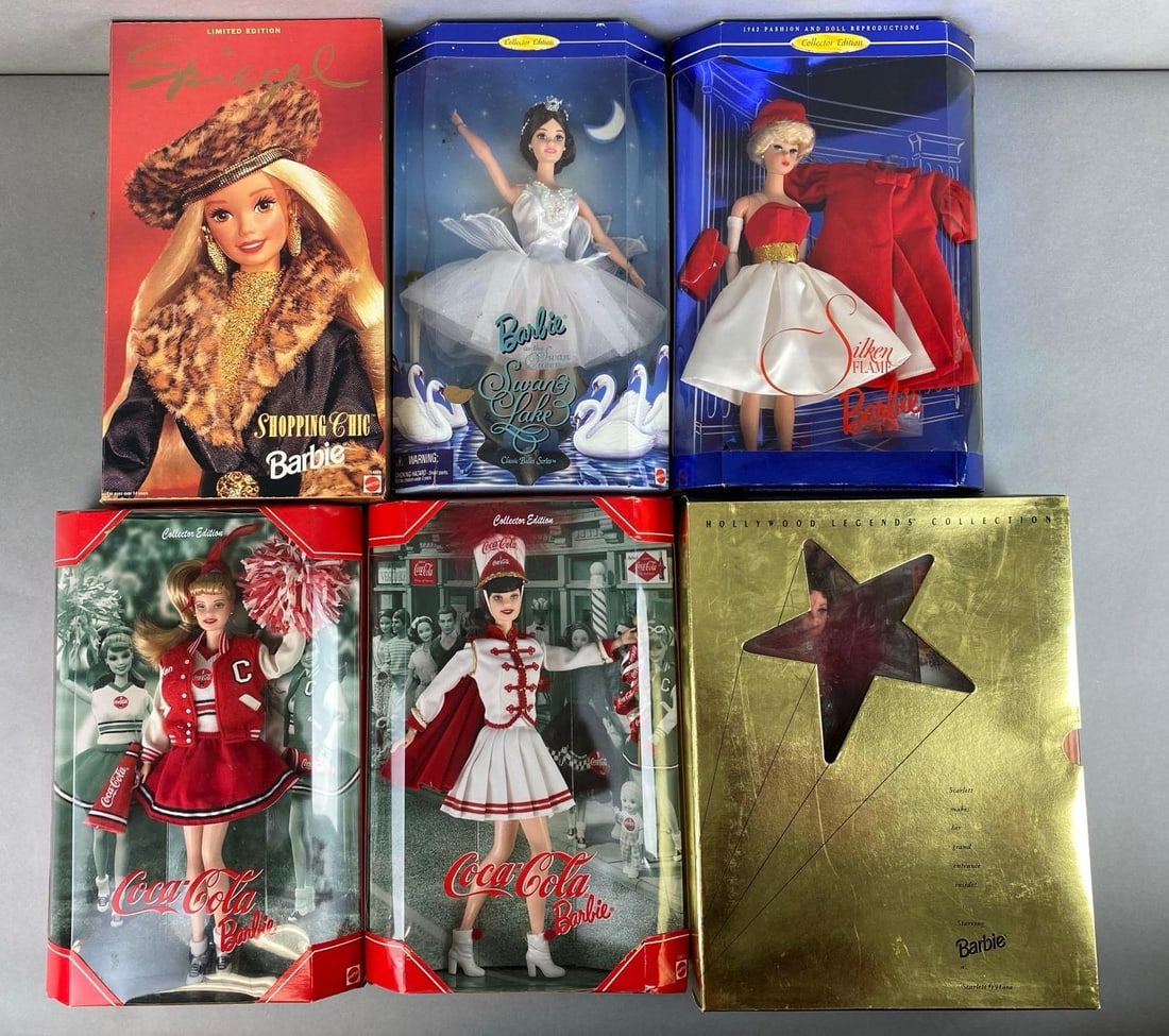 Group of 6 Mattel Barbie Fashion Dolls (1 of 4)