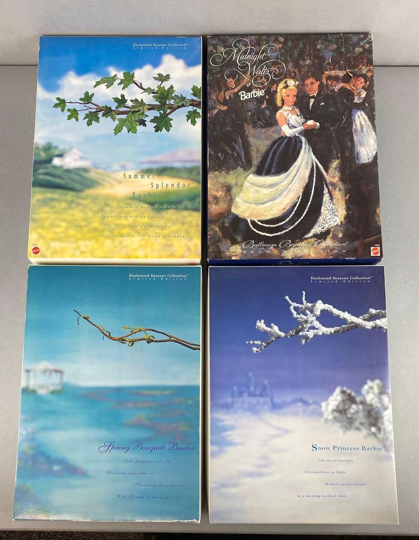 Group of 4 Mattel Barbie Fashion Dolls (1 of 4)