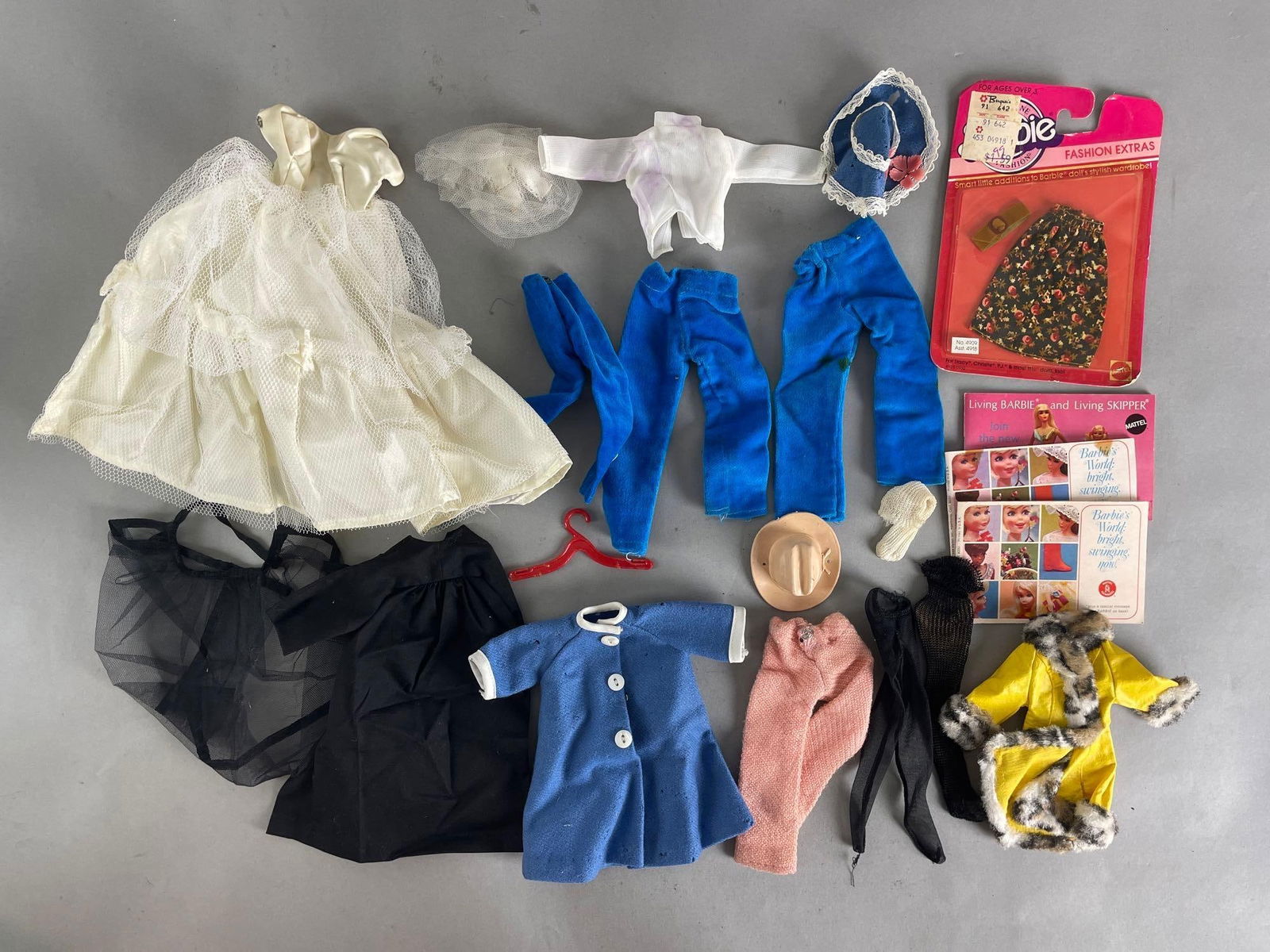 Group of 15+ Vintage Mattel Barbie Clothes and Accessories (1 of 3)