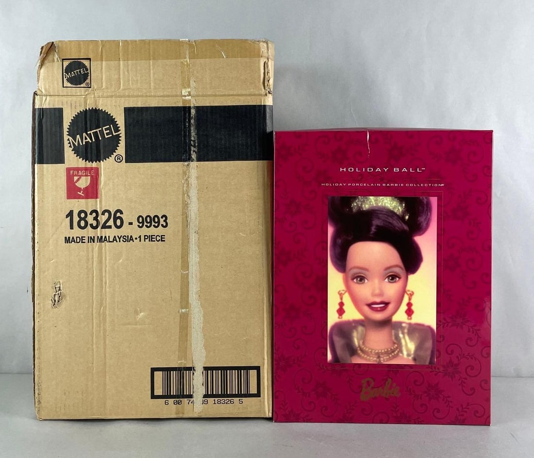 Mattel Holiday Ball Porcelain Barbie Fashion Doll (1 of 3)