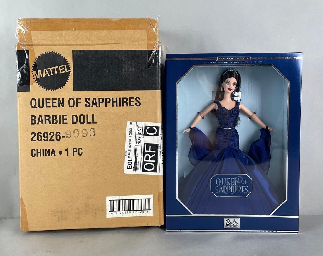 Limited Edition Mattel Queen of Sapphires Barbie Fashion Doll (1 of 3)