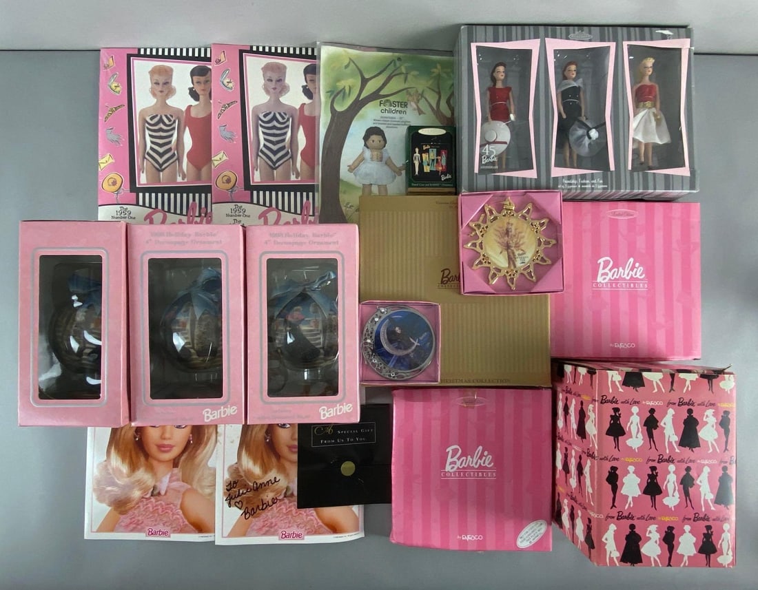 Group of 17 Mattel Barbie Collectors Items (1 of 3)