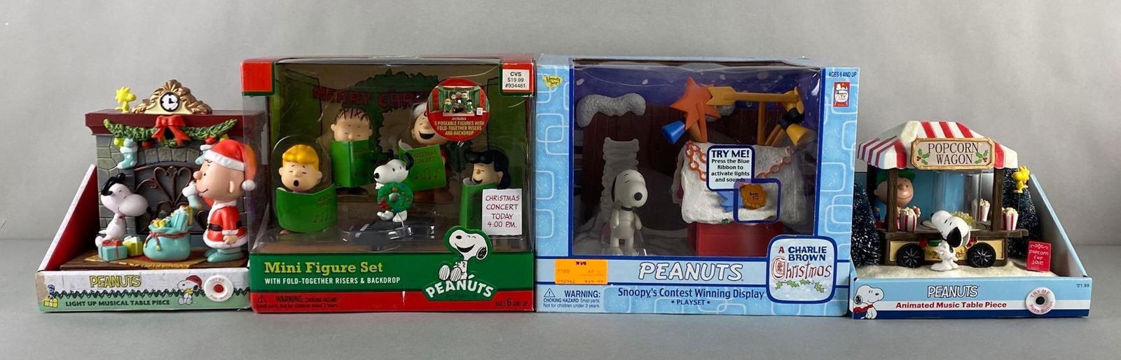 Group of 4 Peanuts Snoopy Decorative Christmas Sets and More (1 of 4)