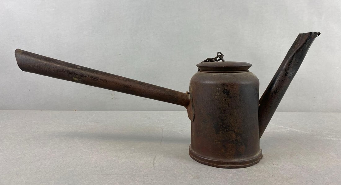 Johnson Urbana CB&Q RR Co. Handheld Oil Torch (1 of 3)