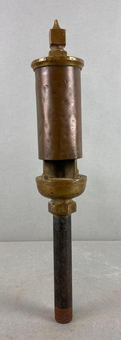 Kinsley MFG. Co. Brass Railroad Steam Whistle (1 of 4)