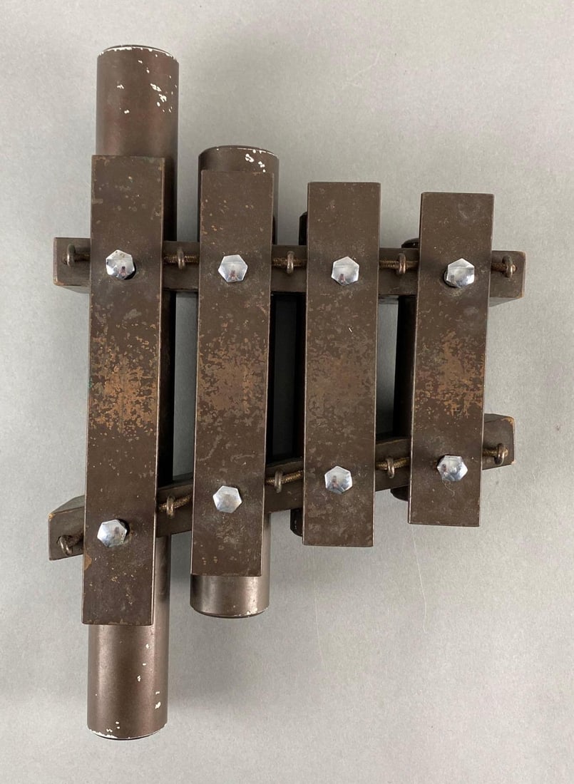 J.C. Deagan Inc. 4 Chime Railroad Dinner Bell Set (1 of 5)