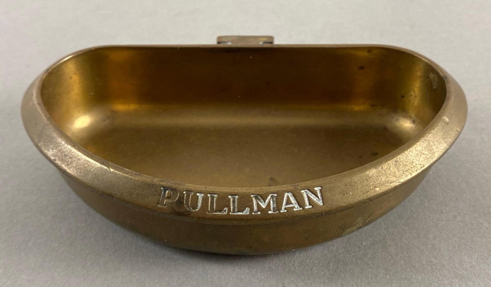 Vintage Brass Pullman Railroad Ashtray (1 of 4)