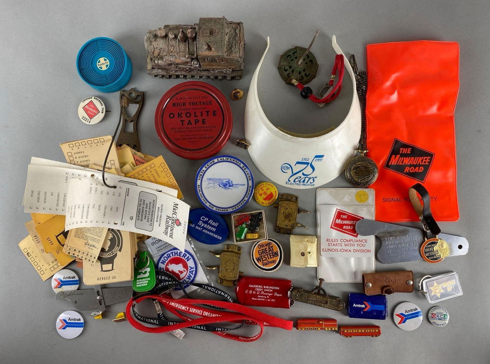 Group of Assorted Railroad Advertising Items and More (1 of 3)