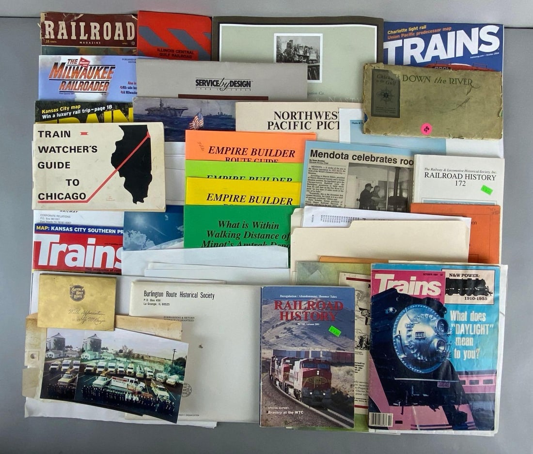 Group of 20+ Assorted Railroad Ephemera (1 of 3)