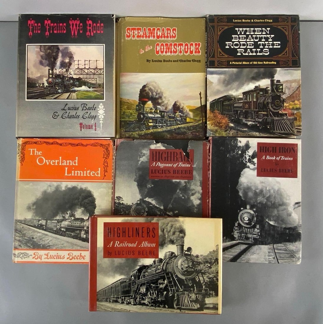 Group of 7 Railroad Hardcover Books (1 of 3)