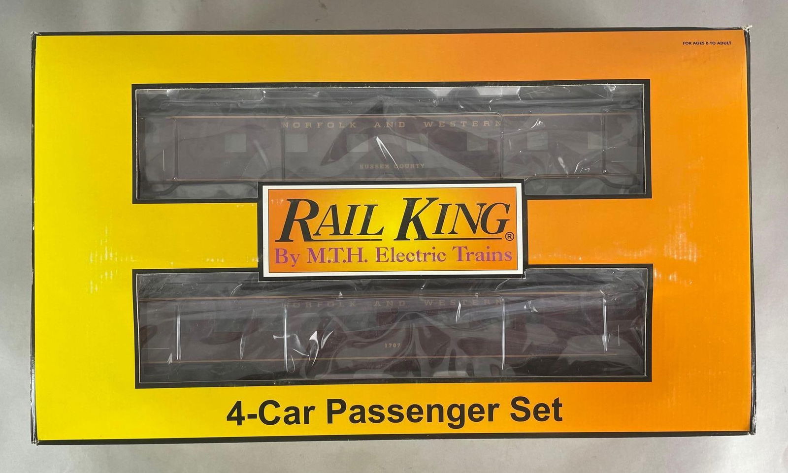 MTH Rail King O Scale 4 Car Passenger Set (1 of 3)