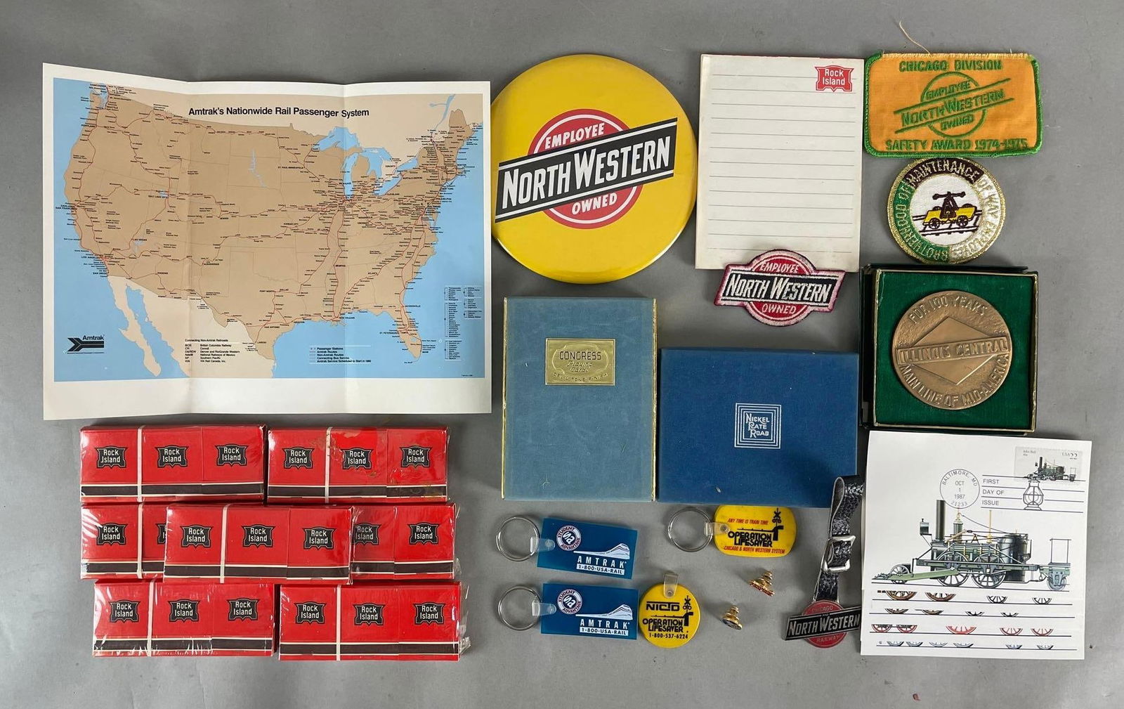 Group of 25+ Railroad Memorabilia (1 of 5)