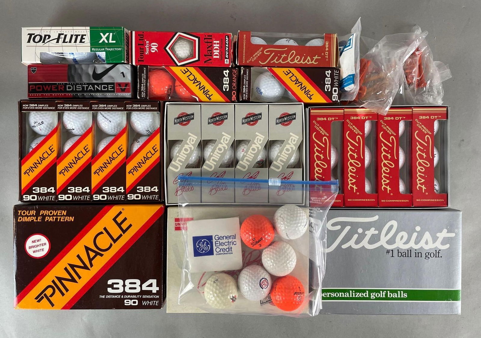 Group of 60+ Railroad Engraved Golfballs and Tees (1 of 6)