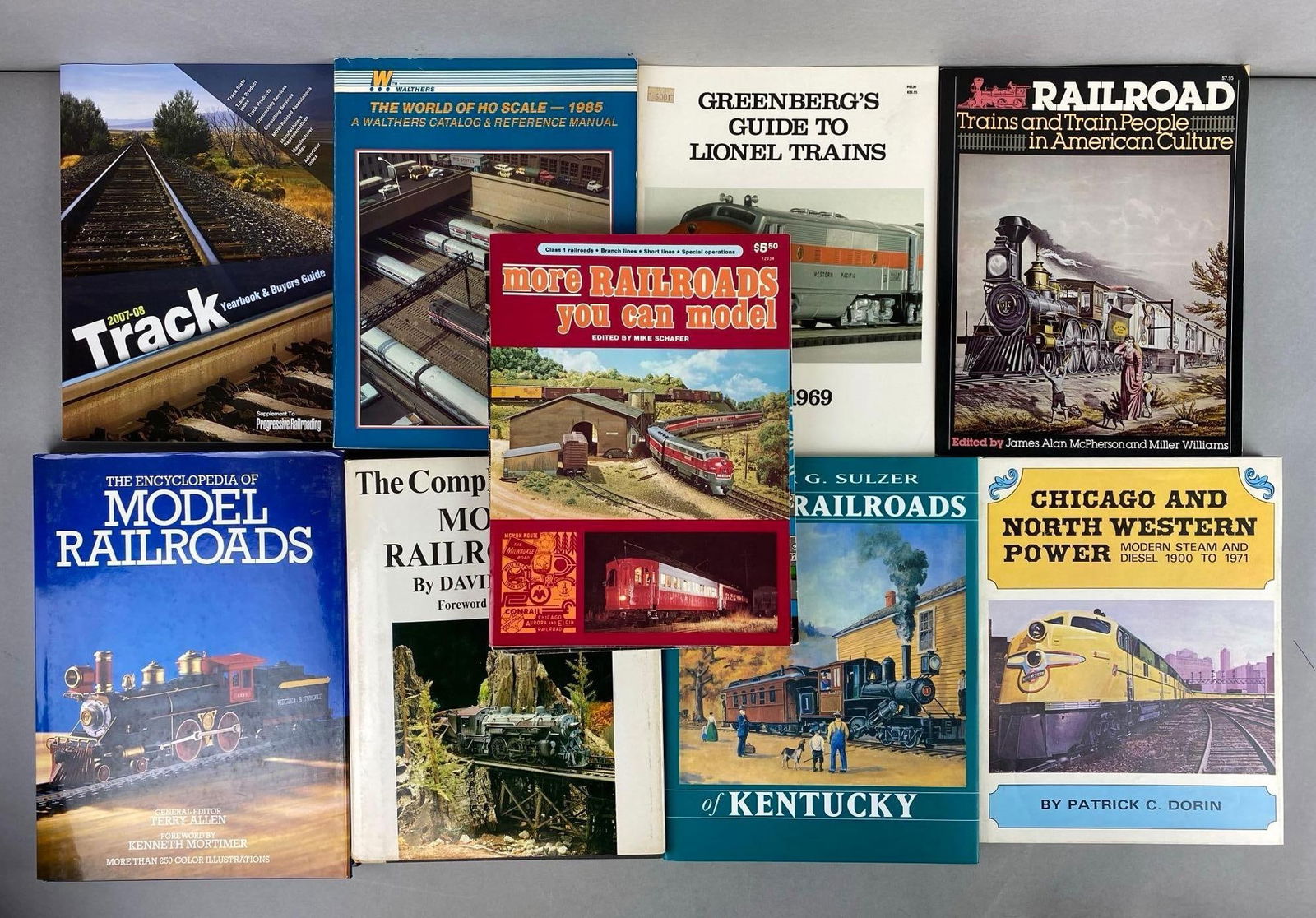 Group of 12 Railroad And Train Model Books (1 of 4)