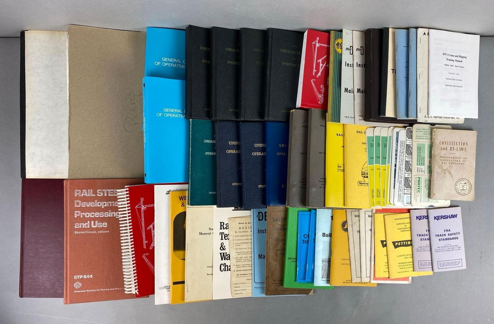 Group of 50+ Assorted Railroad and Industry Ephemera (1 of 4)