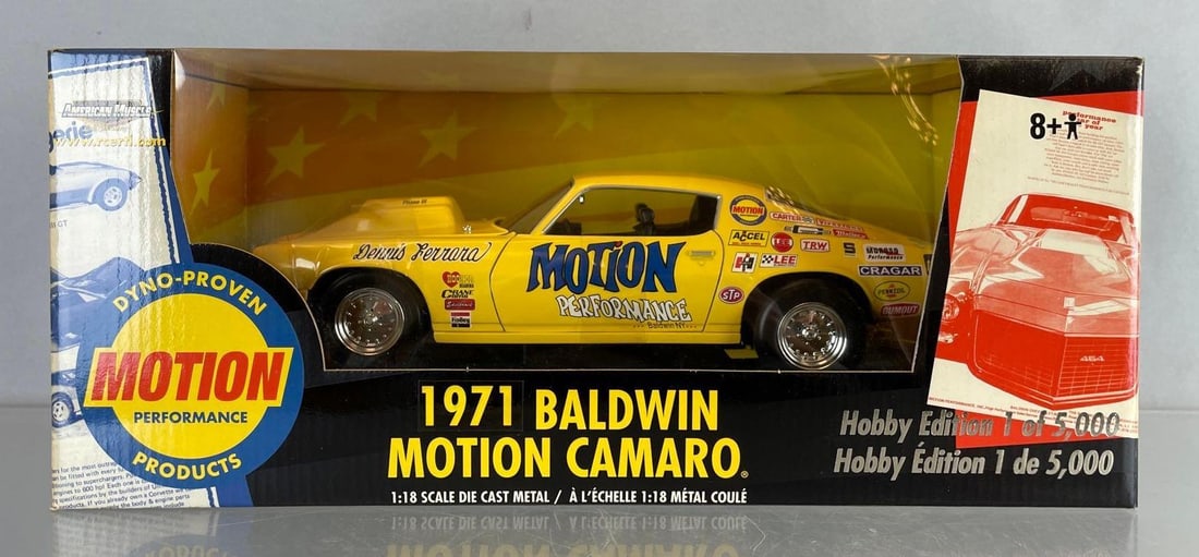 Ertl American Muscle 1970 Baldwin Motion Chevy Camaro Die Ertl American Muscle 1970 Baldwin Motion Chevy Camaro Die