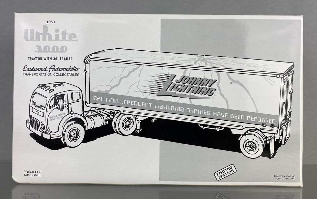 First Gear Johnny Lightning 1953 White 3000 Tractor Trailer (1 of 3)