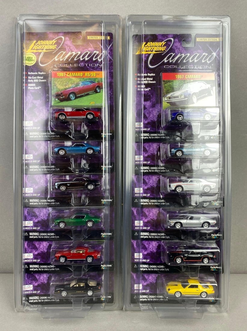Group of 2 Playing Mantis Johnny Lightning Camaro Collection Cars (1 of 4)