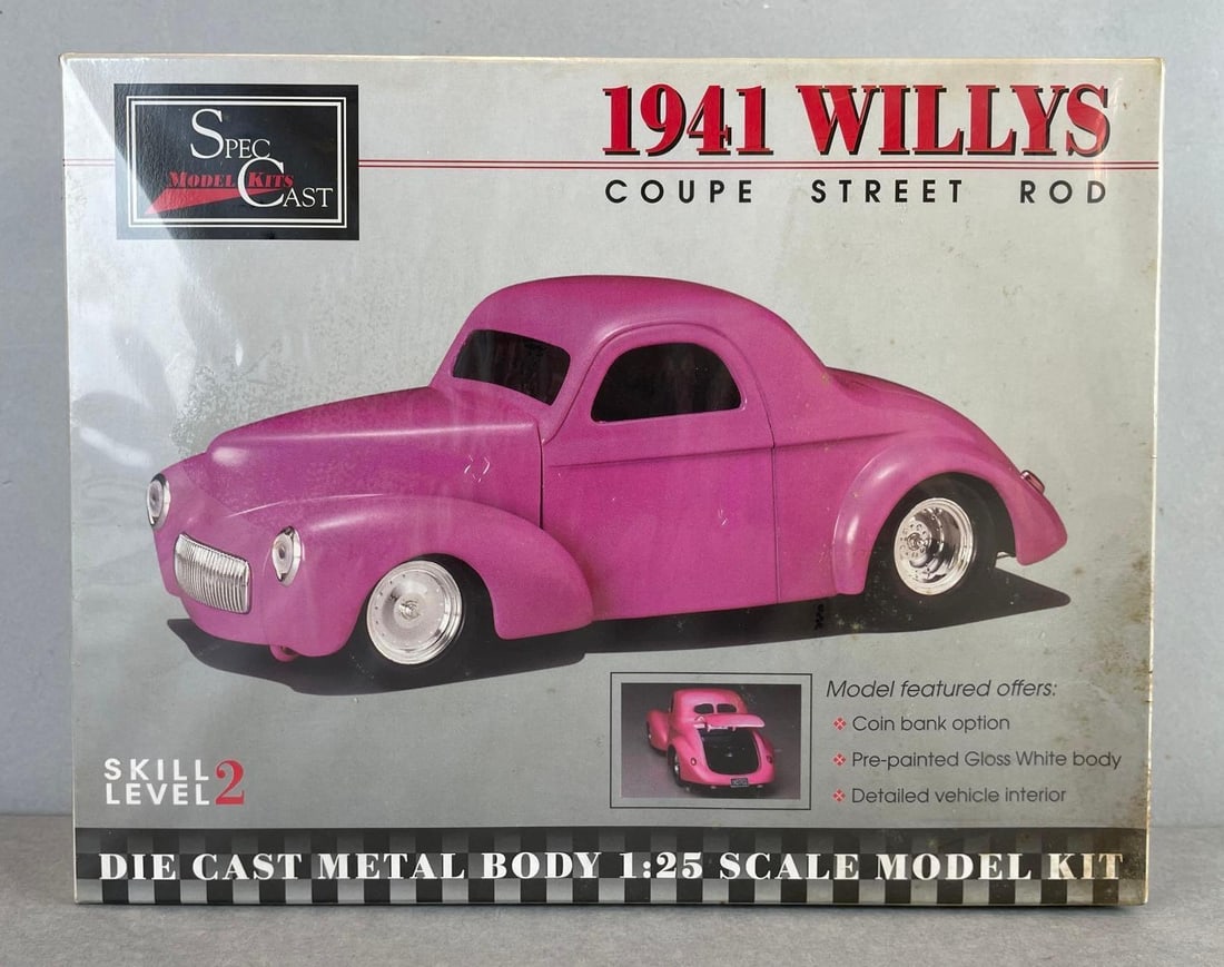 Liberty Classics 1941 Willys Coupe Street Rod Model Kit
