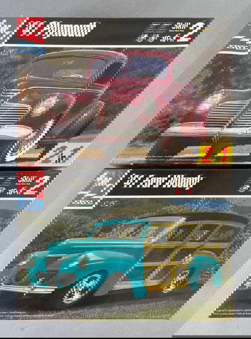 Group Of 2 Amt Ertl 1941 Car Model Kits Auction