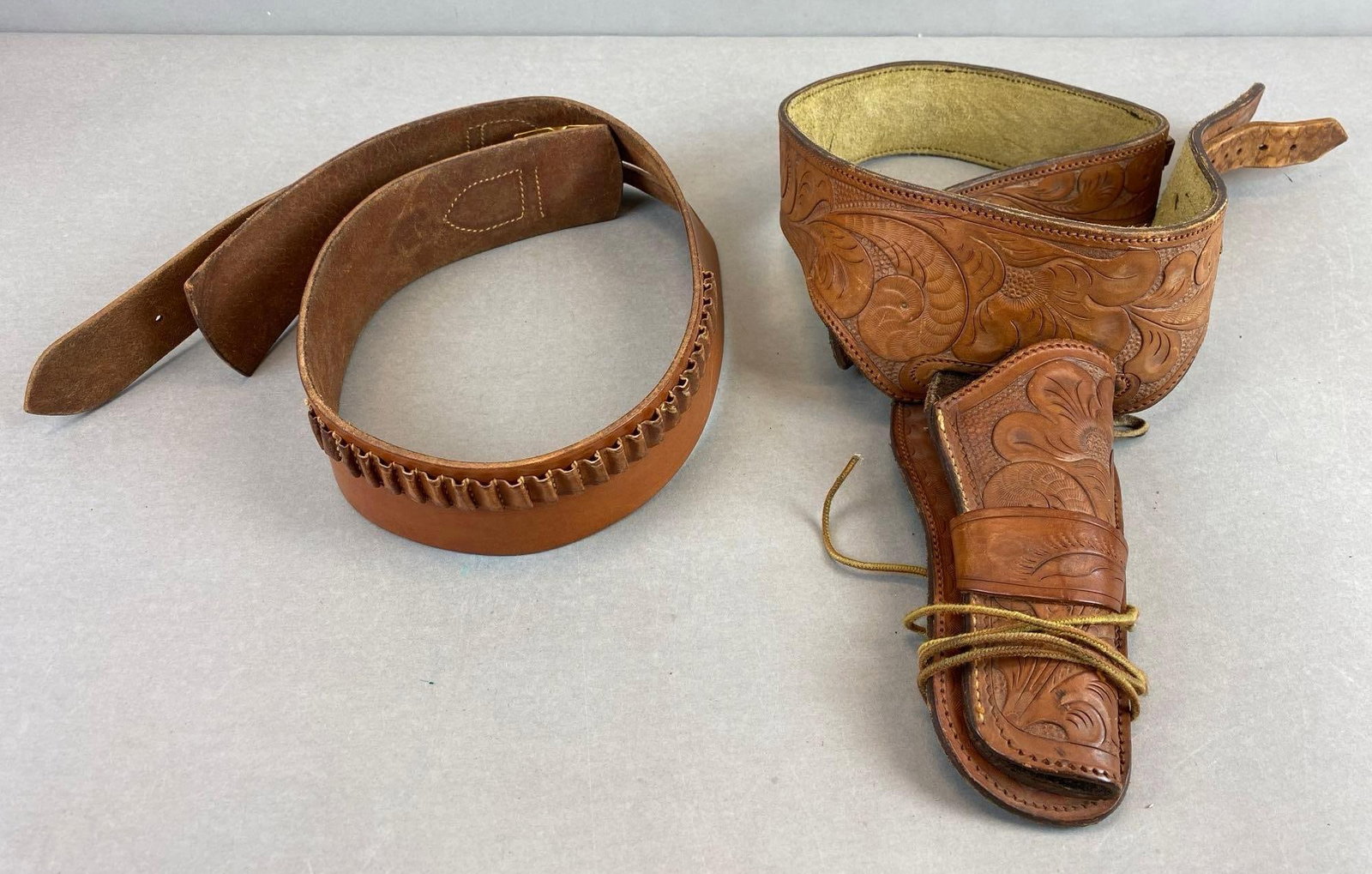 Group of 2 Leather Holster Belt (1 of 3)