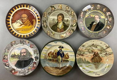 Group of 9 Royal Doulton Porcelain Plates (1 of 6)