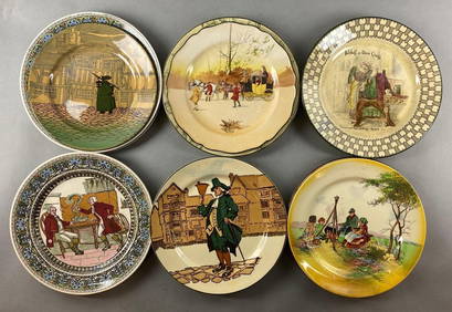 Group of 14 Royal Doulton Porcelain Plates (1 of 9)