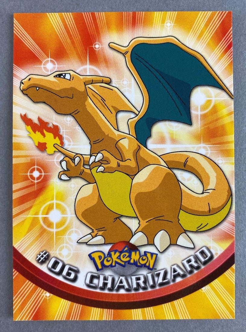 Topps 1999 Pokemon #06 TV Animation Edition Charizard Card (1 of 2)
